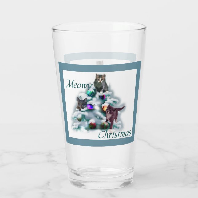 Verre Noël Meowy (Dos)