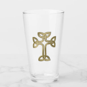 Verre noeud de croix celtique