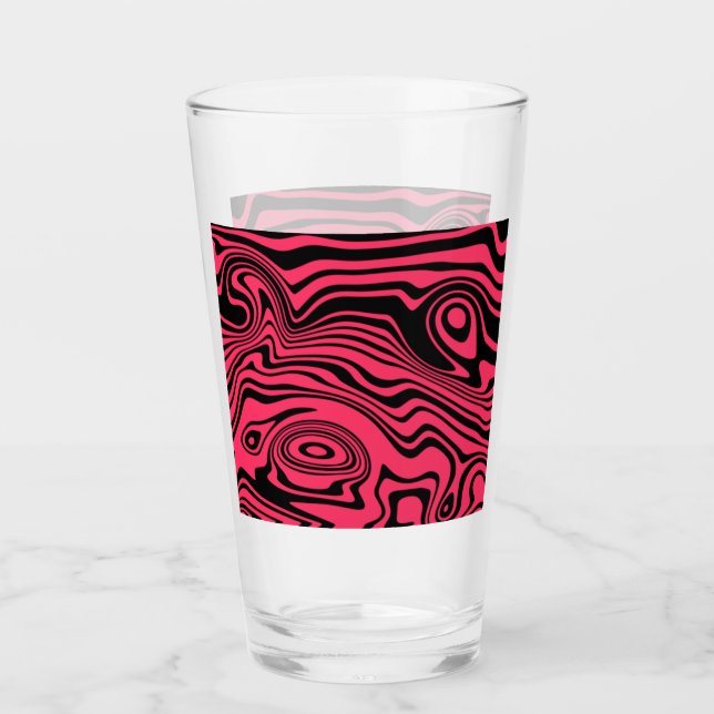 Verre noir et rouge (Devant)