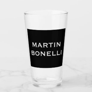 Verre Noir moderne minimaliste