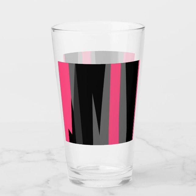 Verre Noir rose et gris (Devant)