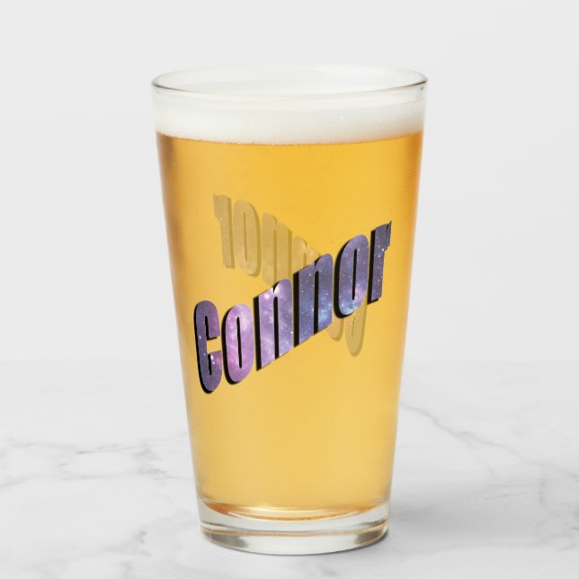 Verre Nom de la Connor de Nébula Bleue, (Devant (rempli))