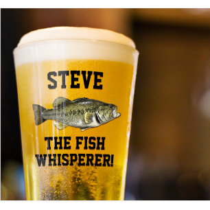 Verre Nom drôle Fish Whisperer à grande bouche Bass Spor