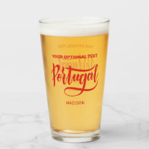 Nom et texte personnalisés Portugal