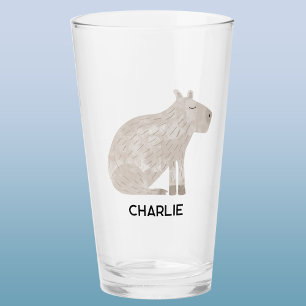 Verre Nom personnalisé Capybara