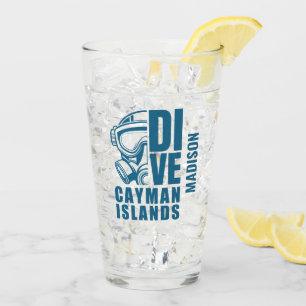 Verre Nom Personnalisé Cayman Islands Diving