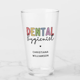Verre Nom personnalisé Dental Hygienist RDH Cadeaux
