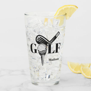Verre Nom personnalisé Golf