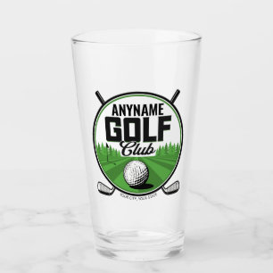 Verre Nom personnalisé Joueur de golf professionnel Golf