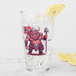 Verre Nom personnalisé Norwegian Troll