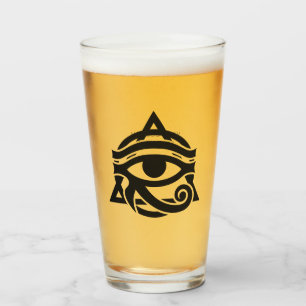 Verre Nom personnalisé OEil de Horus