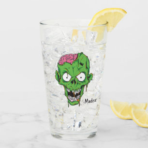 Verre nommé fait sur commande de pinte de zombi