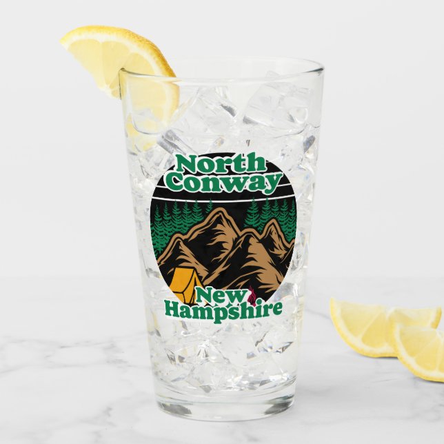 Verre North Conway, New Hampshire (Devant glace)