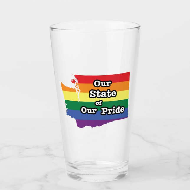 Verre Notre État de notre fierté| Washington (Devant)
