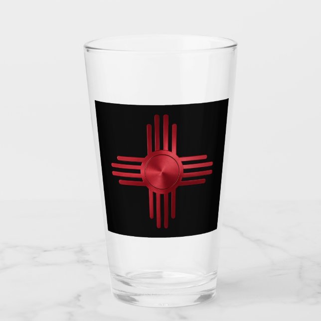 Verre Nouveau Mexique Rouge  (Devant)