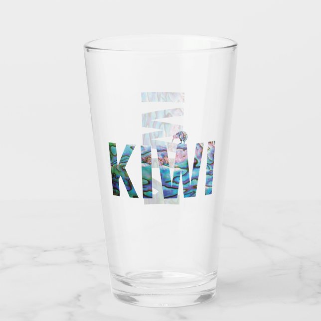 VERRE NOUVELLE-ZÉLANDE KIWI PAUA (Dos)