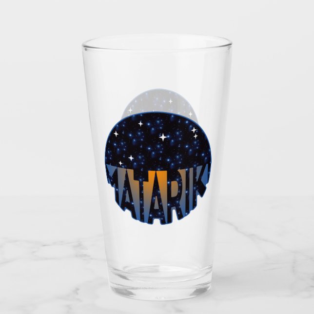 Verre Nouvelle-Zélande Sept Soeurs Maori MATARIKI 2c (Devant)