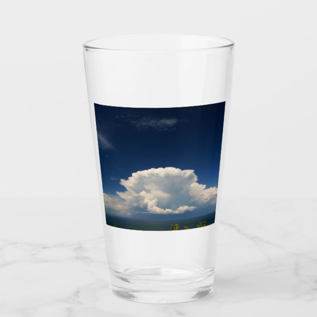 Verre Nuage blanc et duveteux             (Devant)