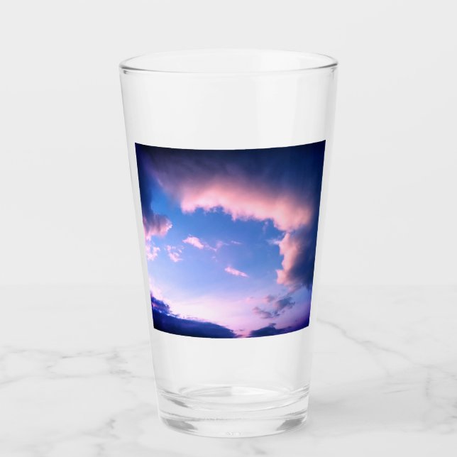 Verre Nuages roses (Devant)