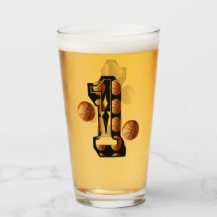 Verre Numéro Un De Basket-Ball,