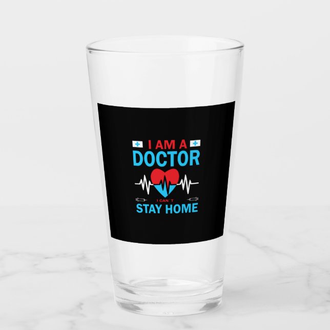 Verre Nurse Gift | Nurse I Can Not Stay Home (Devant)