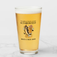 Octoberfest Brats et bière Fall Party Retro