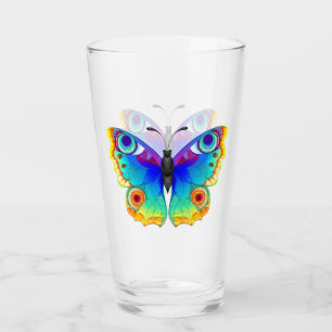 Verre Oeil de paon arc-en-ciel