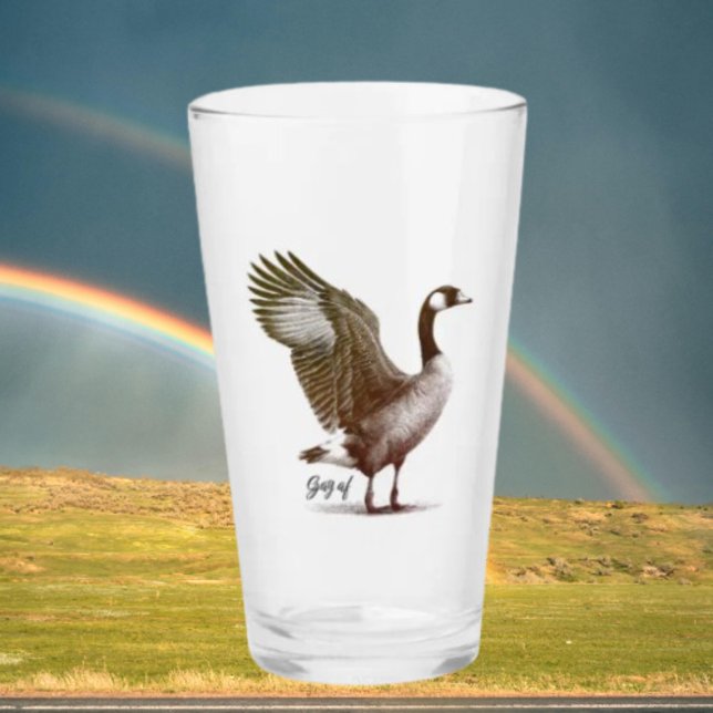Verre Oie canadienne Gay AF (Créateur téléchargé)