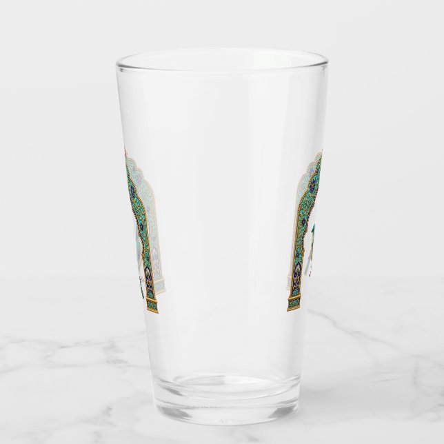 Verre Oiseau Bijou Turquoise | Inspiré de la Perse  (Gauche)