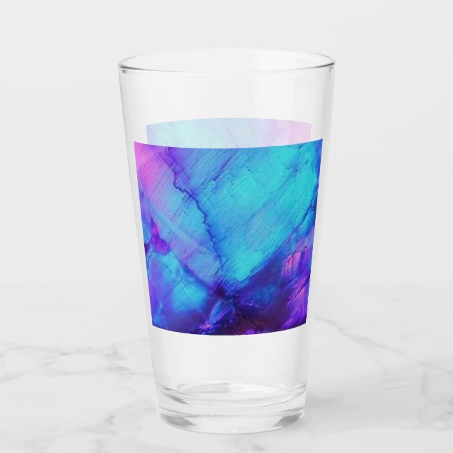 Verre Opale rose et bleu (Devant)