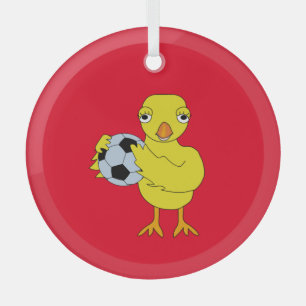 Verre Ornement en céramique de brique de soccer