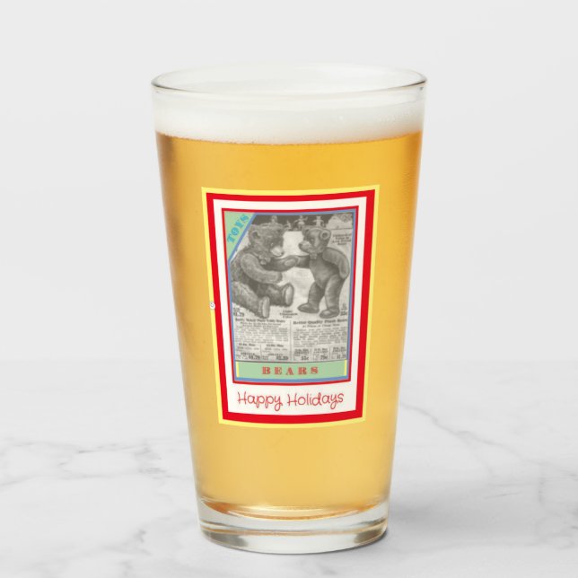 Verre Ours de jouets (Devant (rempli))