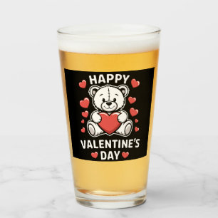 Verre Ours de la Saint-Valentin Bonne Saint Valentin