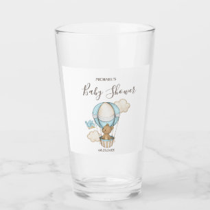 Verre Ours en peluche montgolfière Nuages Oiseau Baby Sh