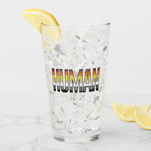 Verre Ours Humain (Devant glace)