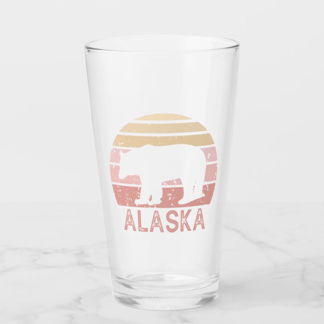 Verre Ours rétro Alaska (Devant)