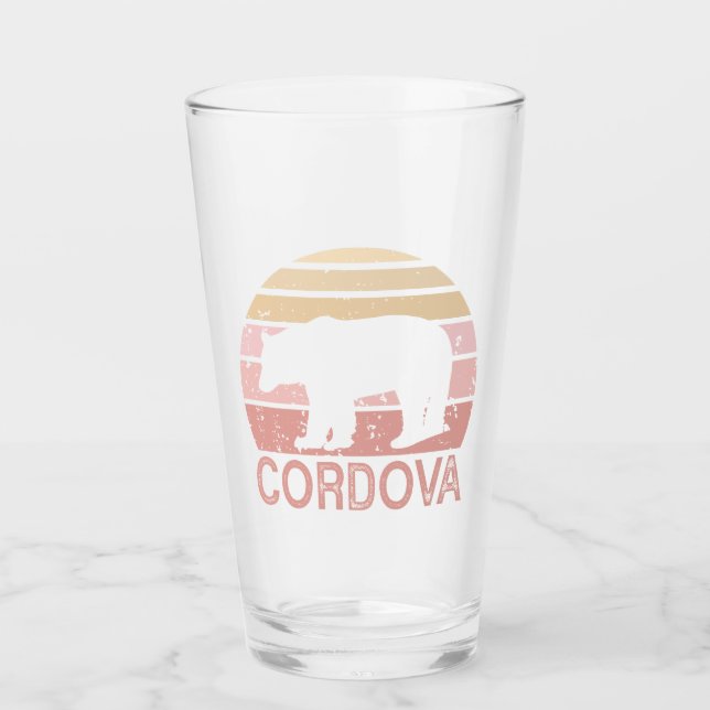 Verre Ours rétro Cordova Alaska (Devant)