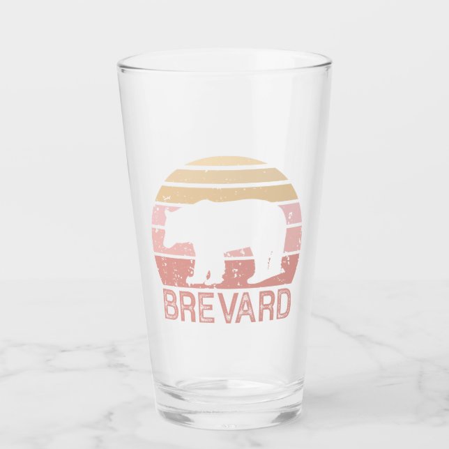 Verre Ours rétro de Brevard Caroline du Nord (Devant)