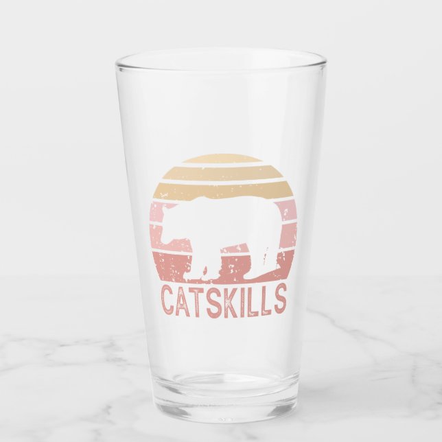 Verre Ours rétro de catcompétences (Devant)
