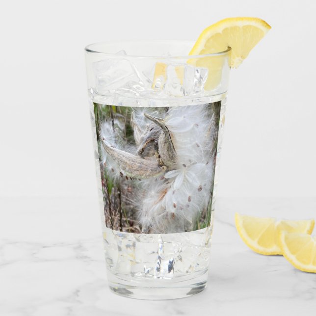Verre Ouvrir les pots d'algues | Graines avec soie | (Dos glace)