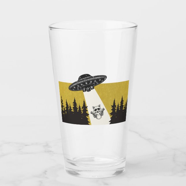 Verre OVNI Raccoon (Devant)