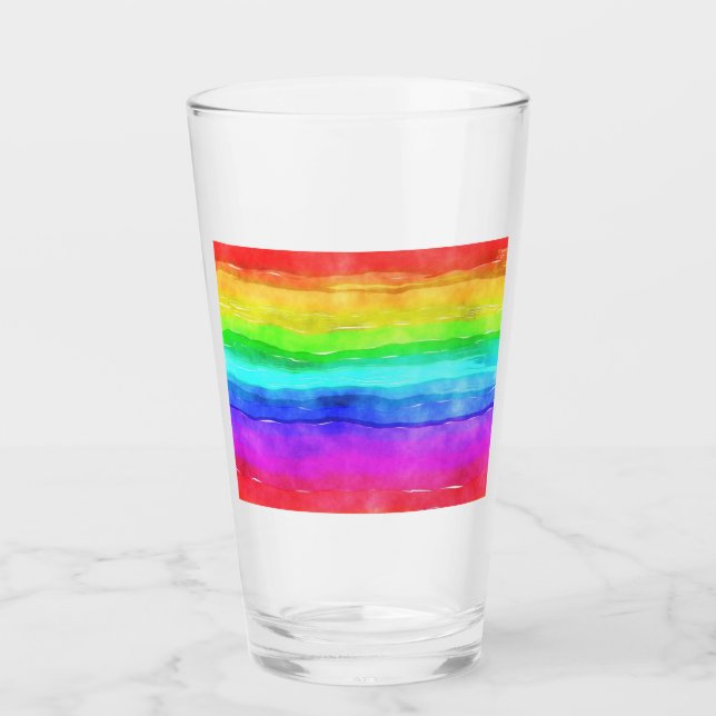 Verre Painted Rainbow (Devant)