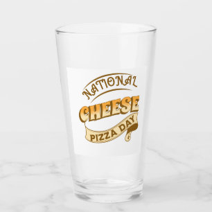 Verre Panneau de la Journée nationale de la pizza au fro