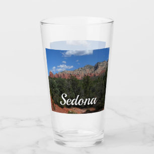 Verre Panorama des rochers rouges à Sedona Arizona