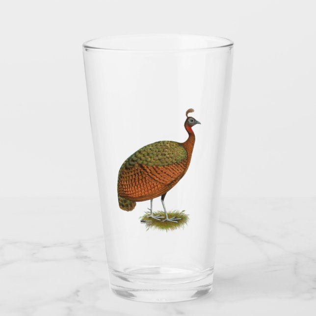 Verre Paon : Congo Peahen (Devant)