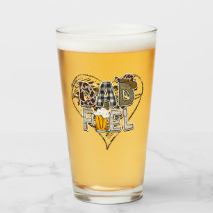 Verre Papa Carburant Cadeau de bière pour papa Drôle Hum