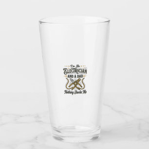 Verre Papa électricien Rien ne me choque Vintage T-shirt