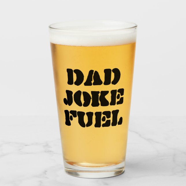 Verre Papa Joke Fuel - Fantastique fête des pères (Devant (rempli))