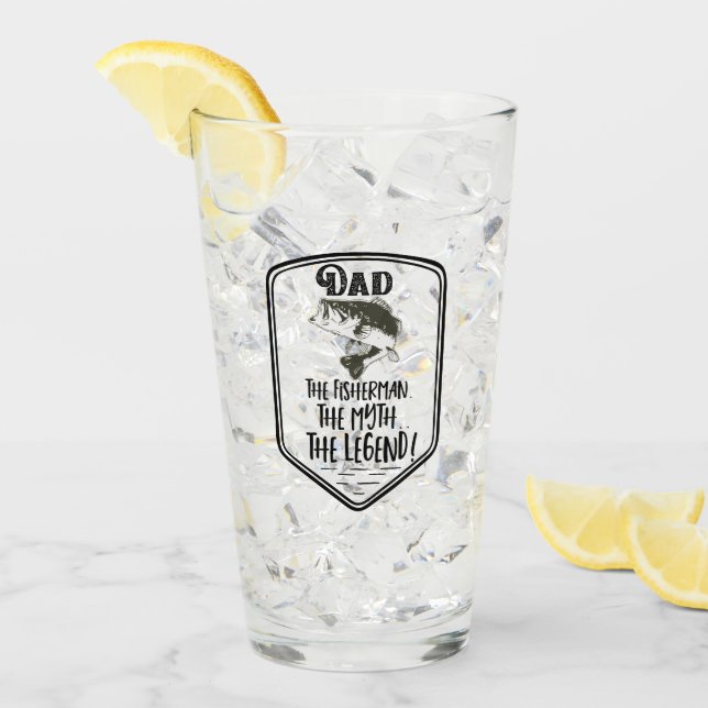 Verre Papa le pêcheur le mythe la basse de père de (Devant glace)