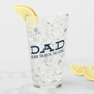 Verre Papa l'homme le mythe la légende monogramme